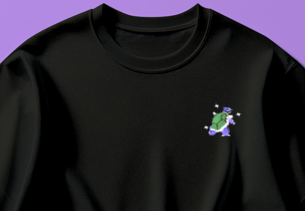 blastoise shiny tee shirt