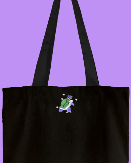 blastoise shiny tote bag