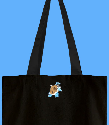 blastoise tote bag