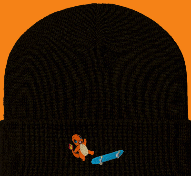 charmander sk8 beanie