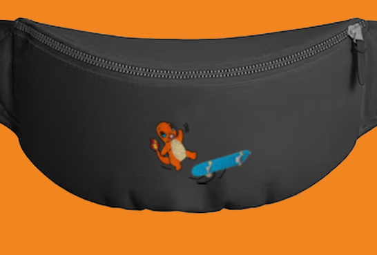 charmander sk8 fanny pack