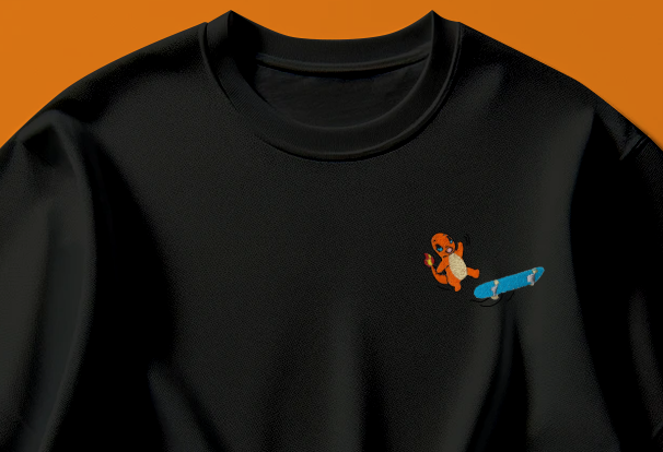 charmander sk8 tee shirt