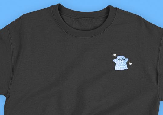ditto shiny sweatshirt