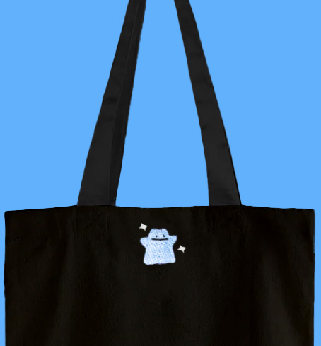 ditto shiny tote bag