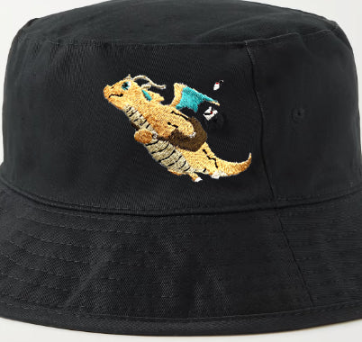 dragonite mailman bucket hat