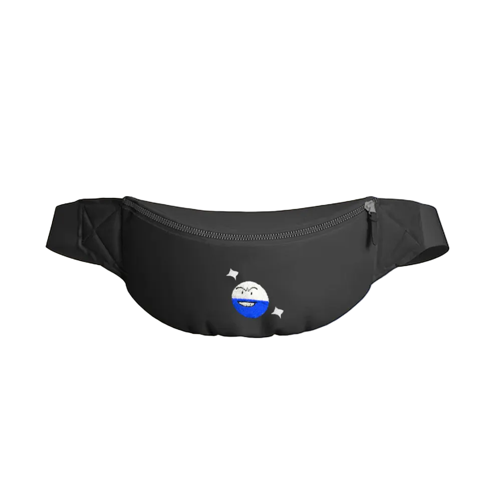 electrode shiny fanny pack