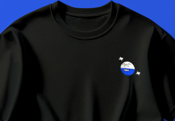 electrode shiny tee shirt