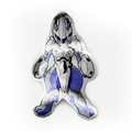 Vintage Armored Mewtwo Log 2.5" Metalic Vinyl Sticker