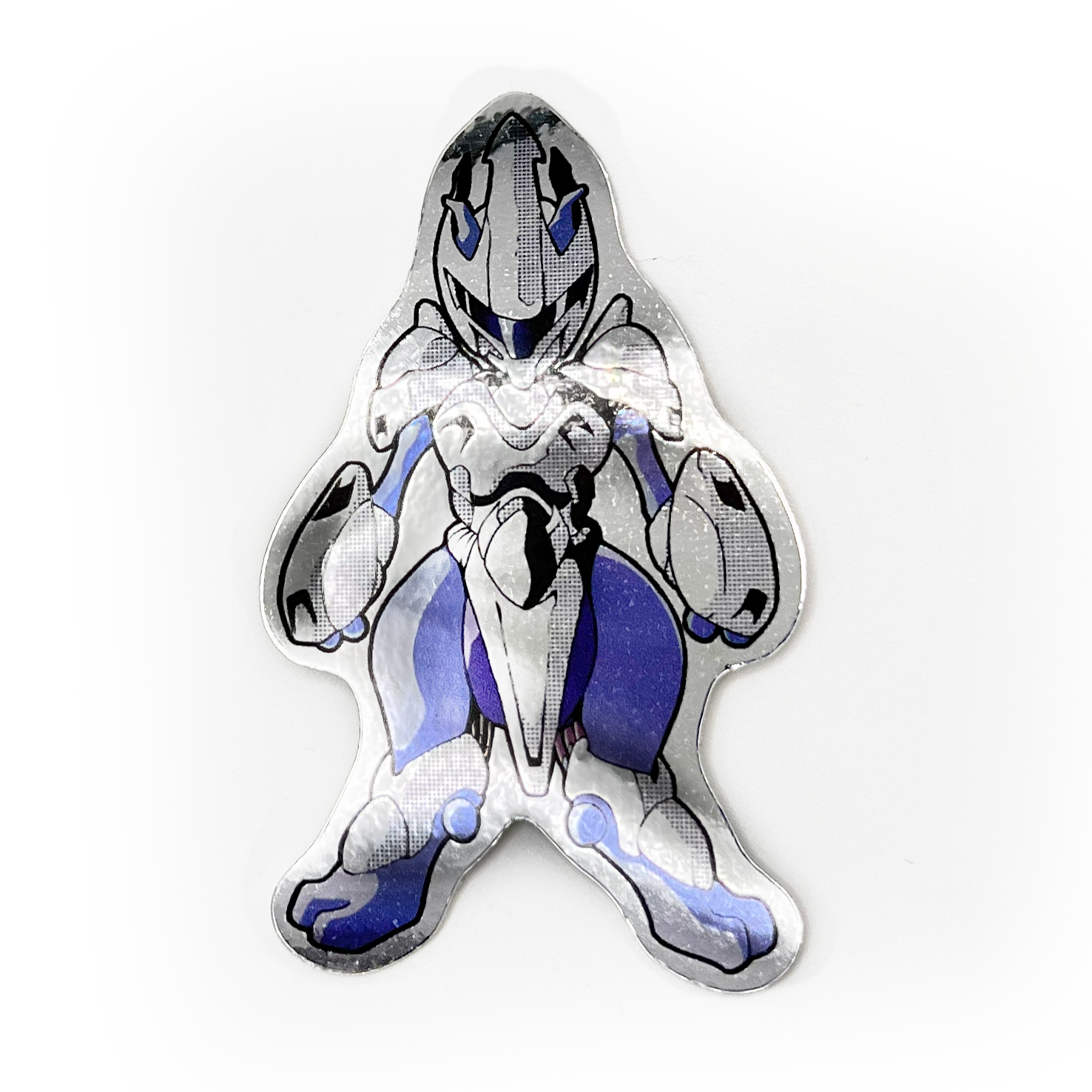 Vintage Armored Mewtwo Log 2.5" Metalic Vinyl Sticker