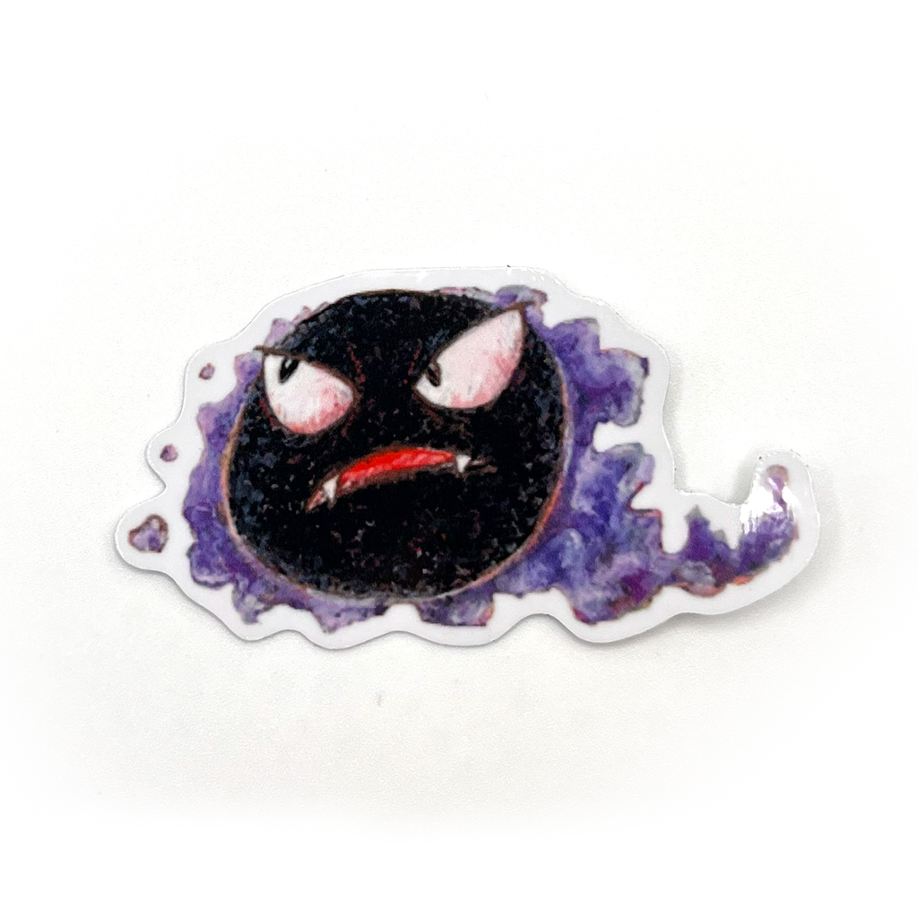 Gastly 2" Vinyl Sticker