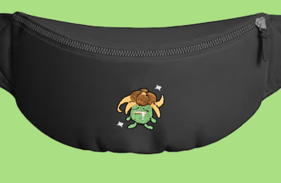 gloom shiny fanny pack