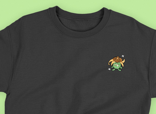 gloom shiny sweatshirt