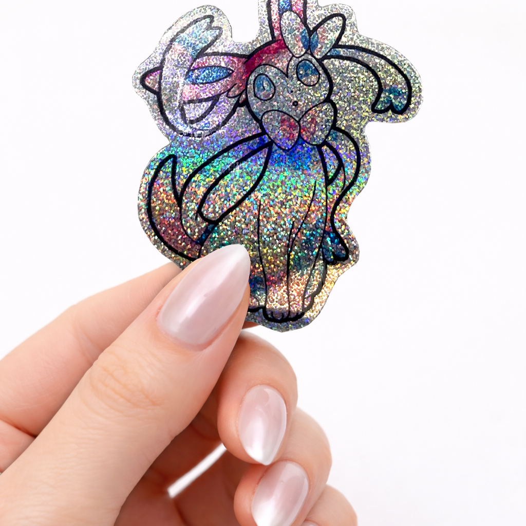 Prism Sylveon 2.5" Pixie Dust Vinyl Sticker