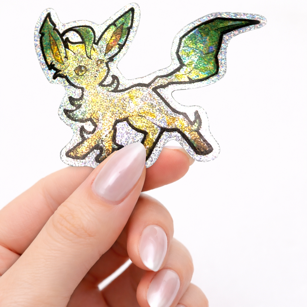 Prism Leafeon 2.5" Pixie Dust Vinyl Sticker