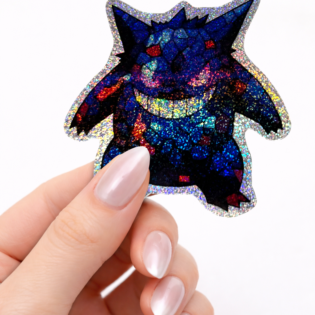 Prism Gengar 2.5" Pixie Dust Vinyl Sticker