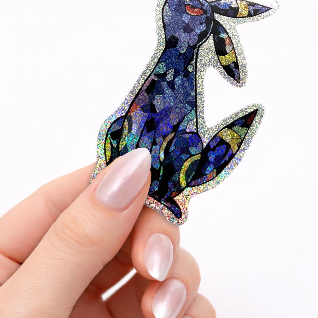 Prism Umbreon 2.5" Pixie Dust Vinyl Sticker