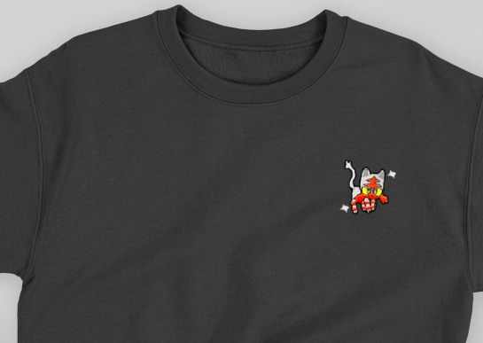 litten shiny sweatshirt