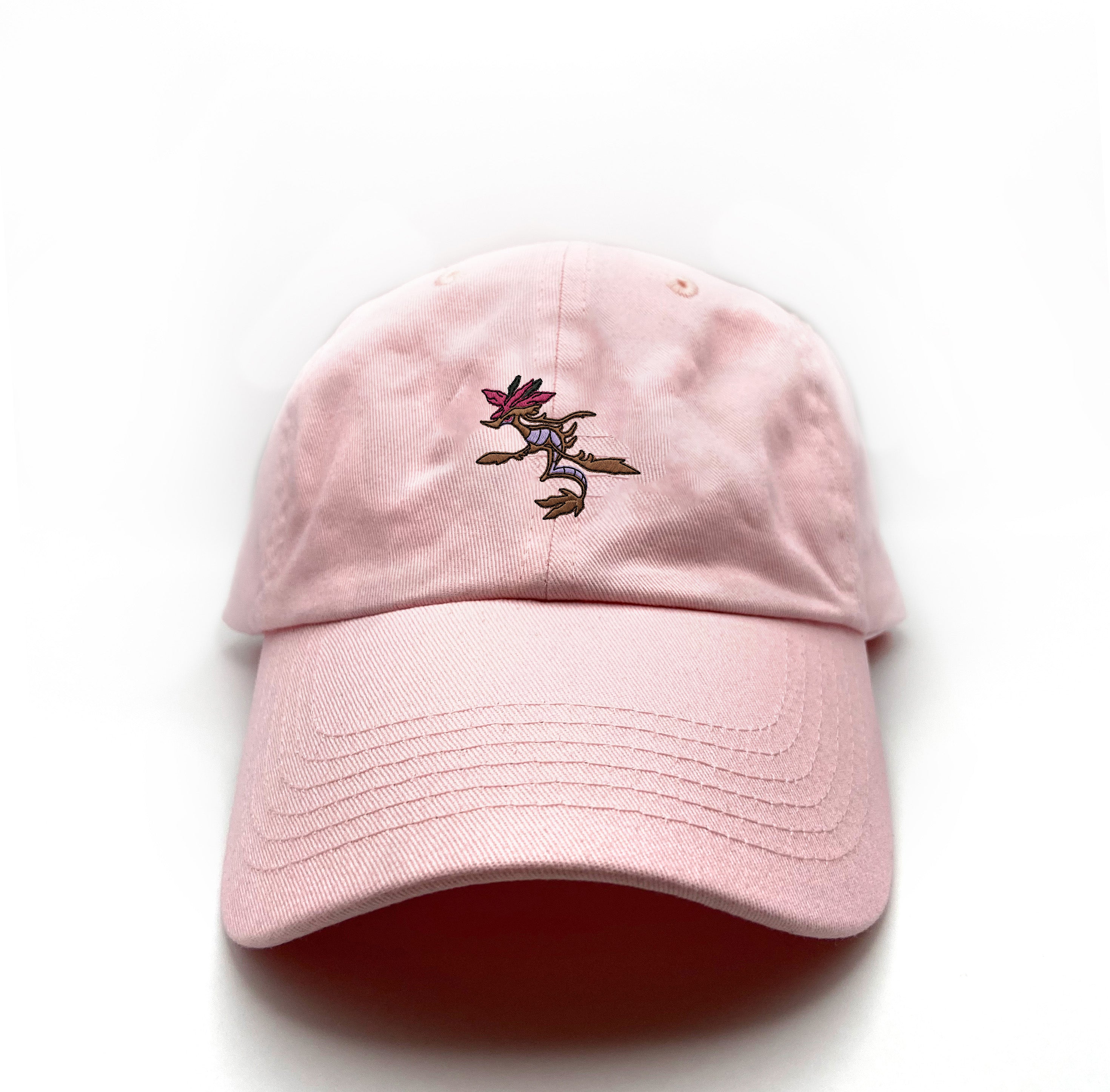 Dragalge Dad Hat | dad hat white template final | lt pink