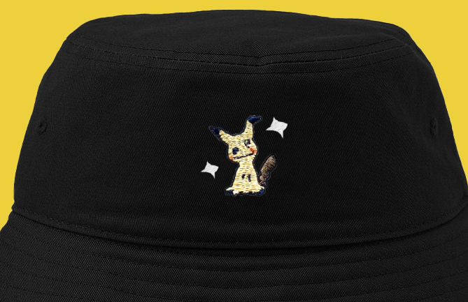mimikyu ditto shiny bucket hat