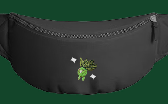 oddish shiny fanny pack