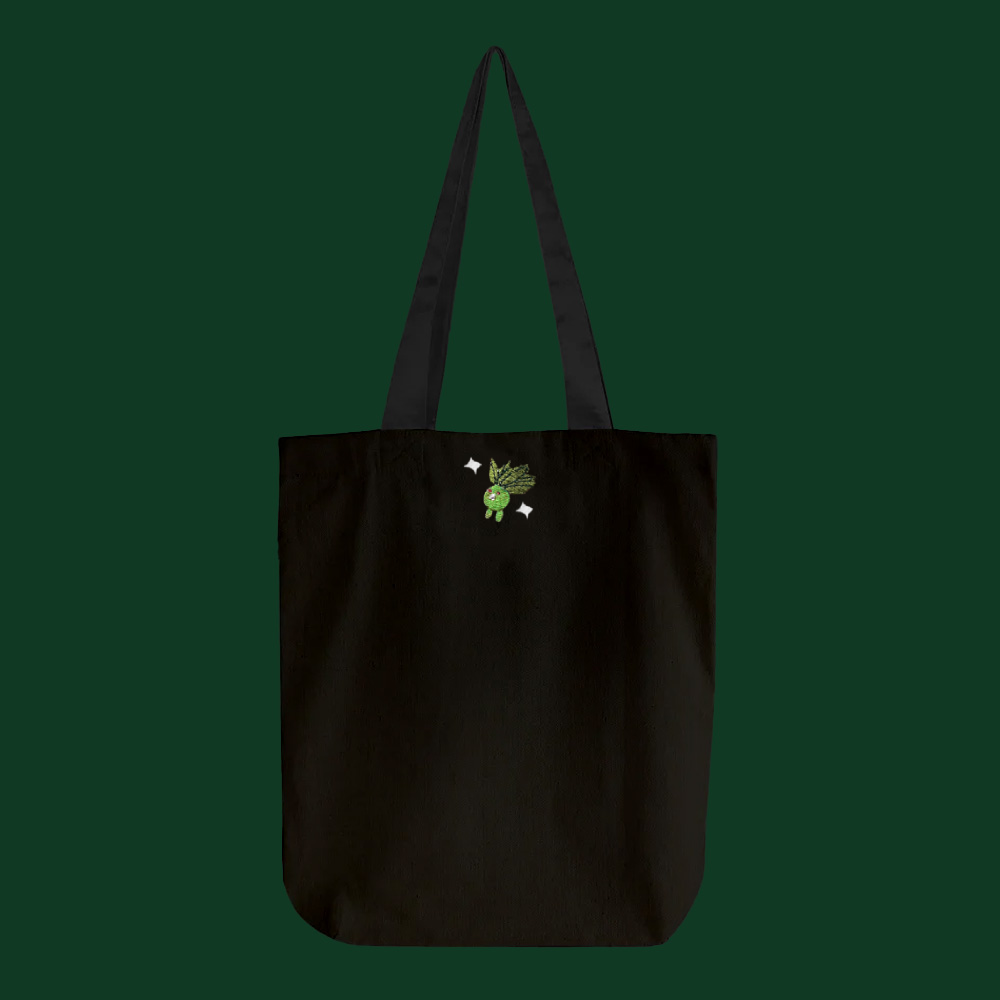 oddish shiny tote bag