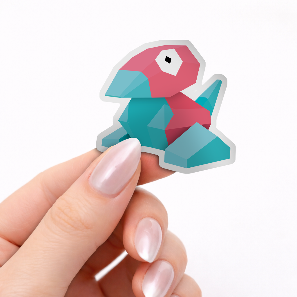 Porygon 2" Vinyl Sticker