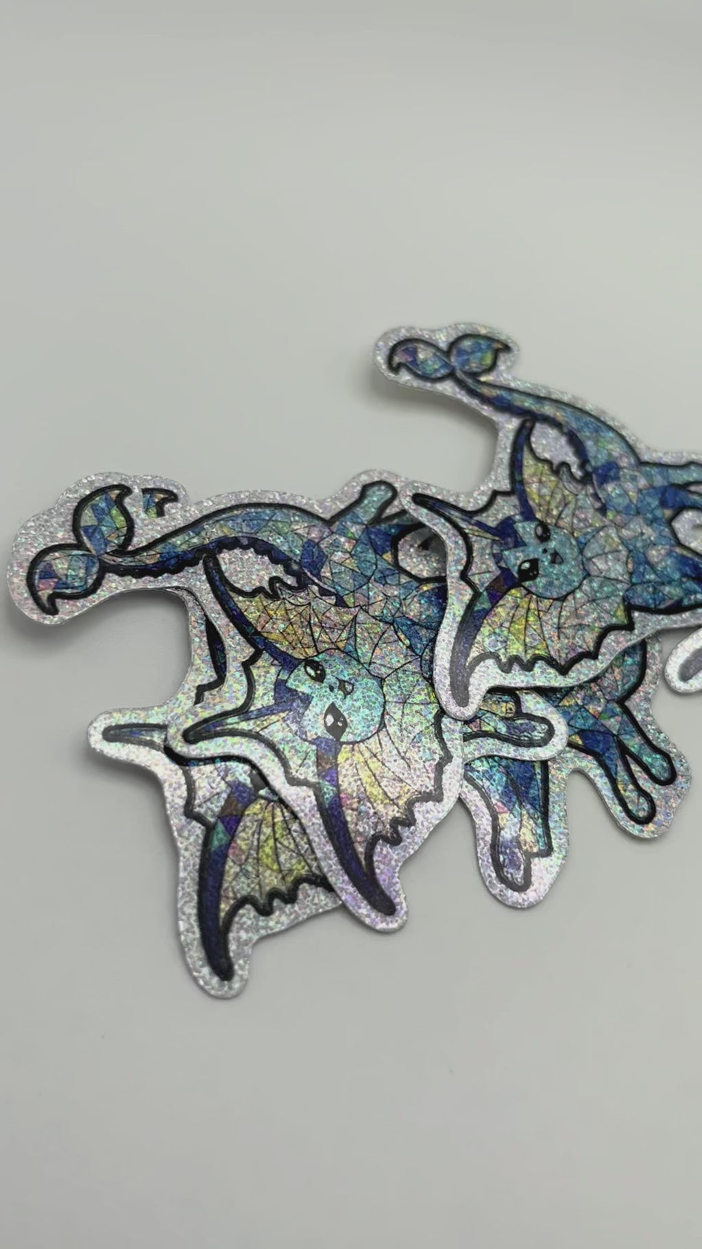 Prism Vaporeon 2.5" Pixie Dust Vinyl Sticker