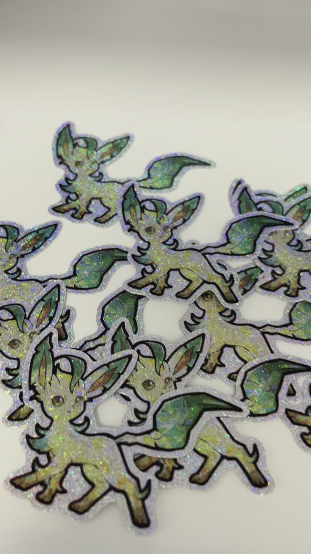 Prism Leafeon 2.5" Pixie Dust Vinyl Sticker