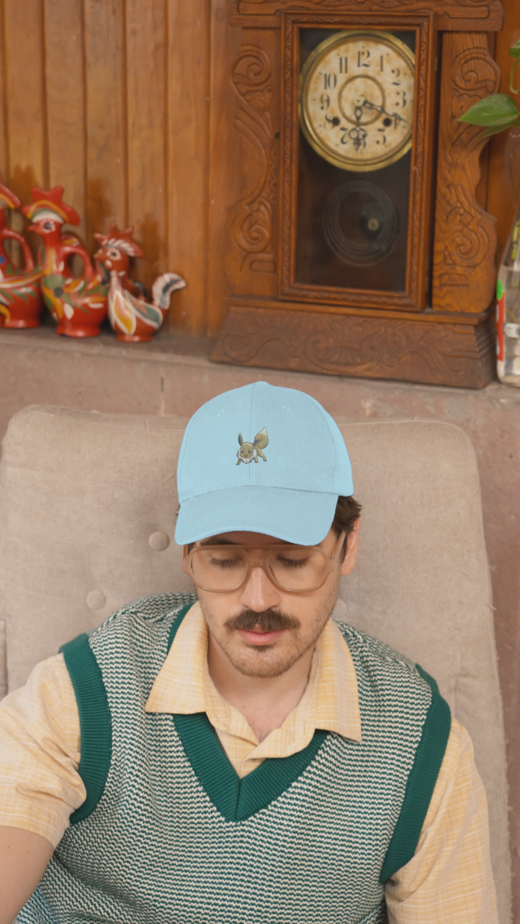 Eevee Embroidered Dad Hat