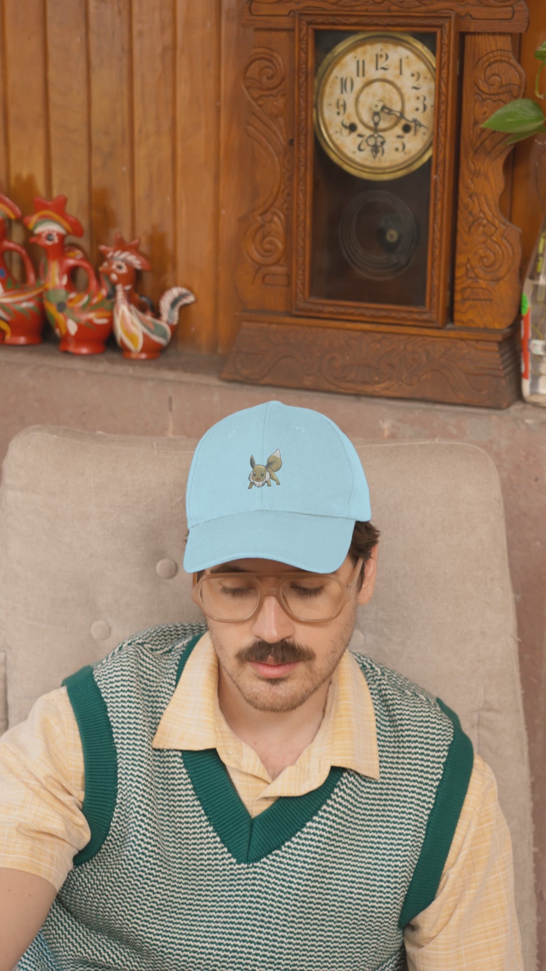 Eevee Embroidered Dad Hat
