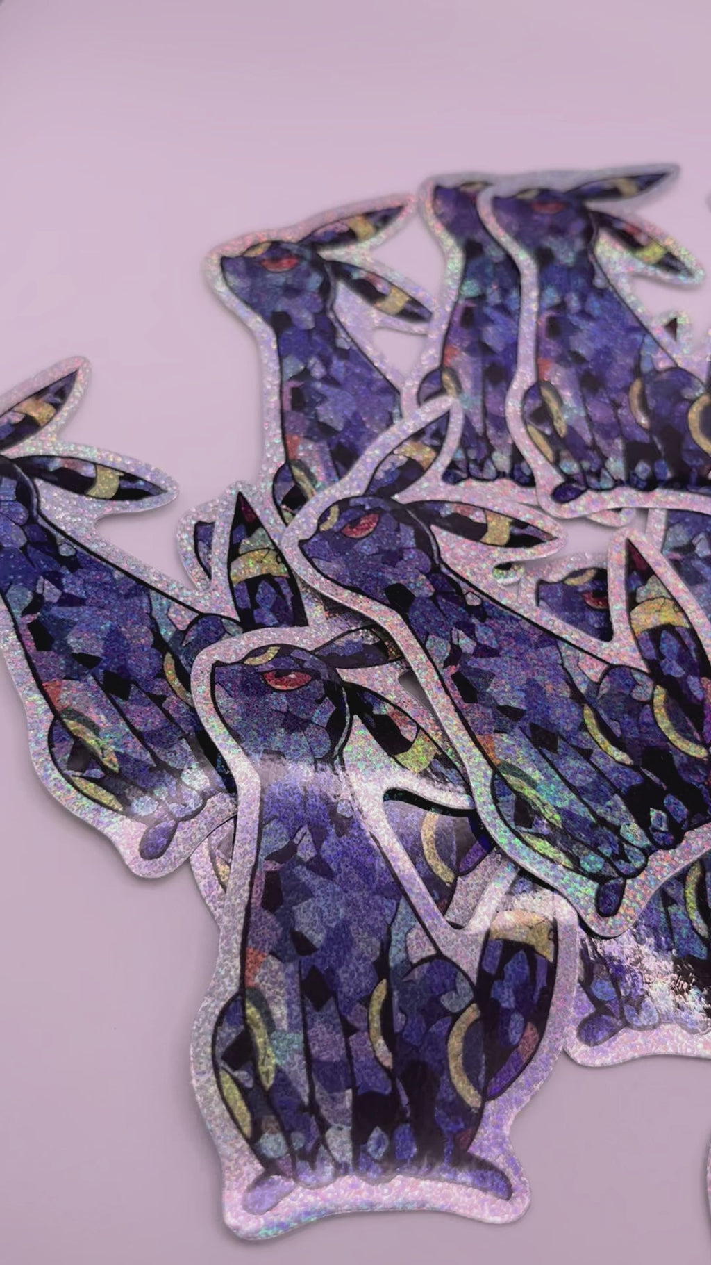 Prism Umbreon 2.5" Pixie Dust Vinyl Sticker