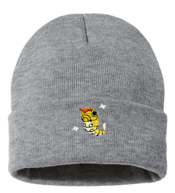 caterpie shiny beanie