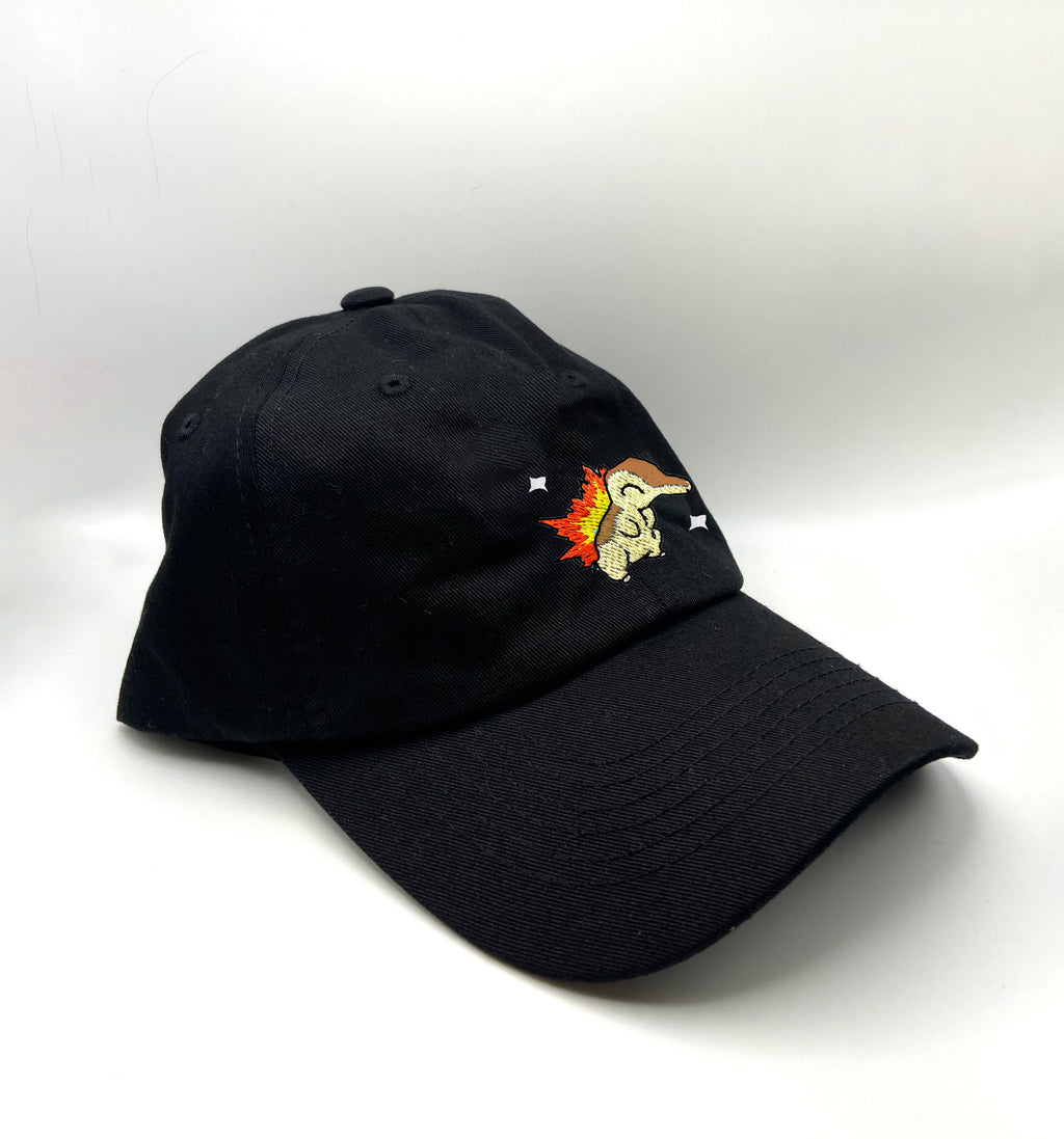 cyndaquil shiny dad hat