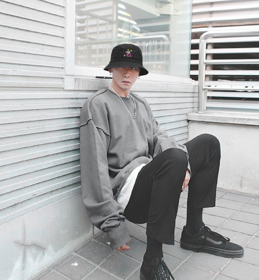 fueceoco shiny bucket hat