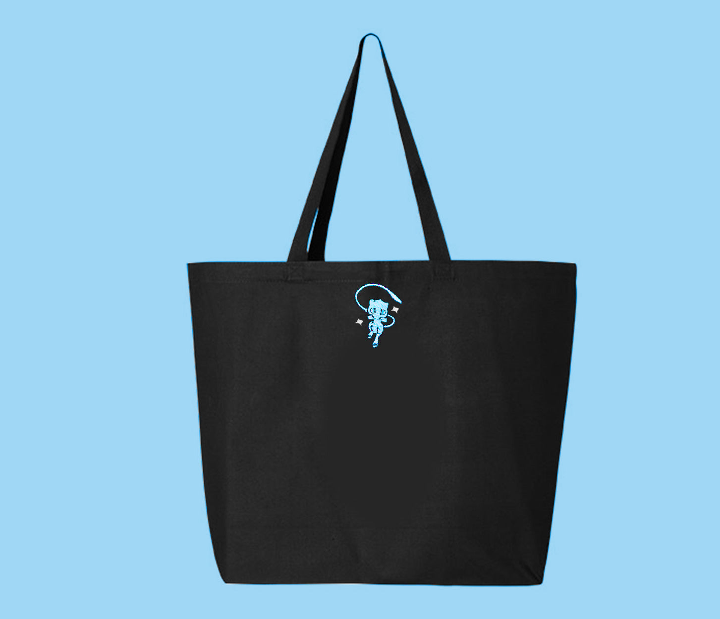 mew shiny tote bag