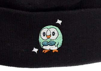 rowlet shiny beanie