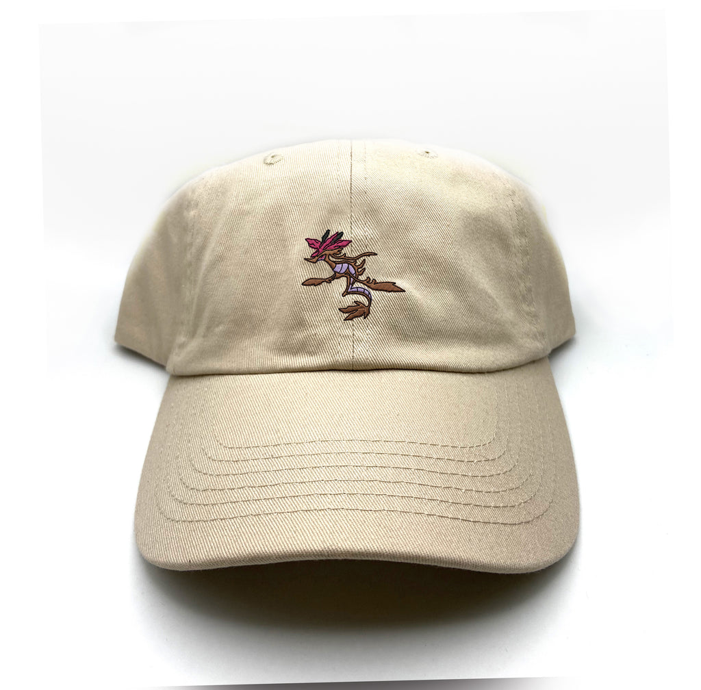 Dragalge Dad Hat | dad hat white template final | tan