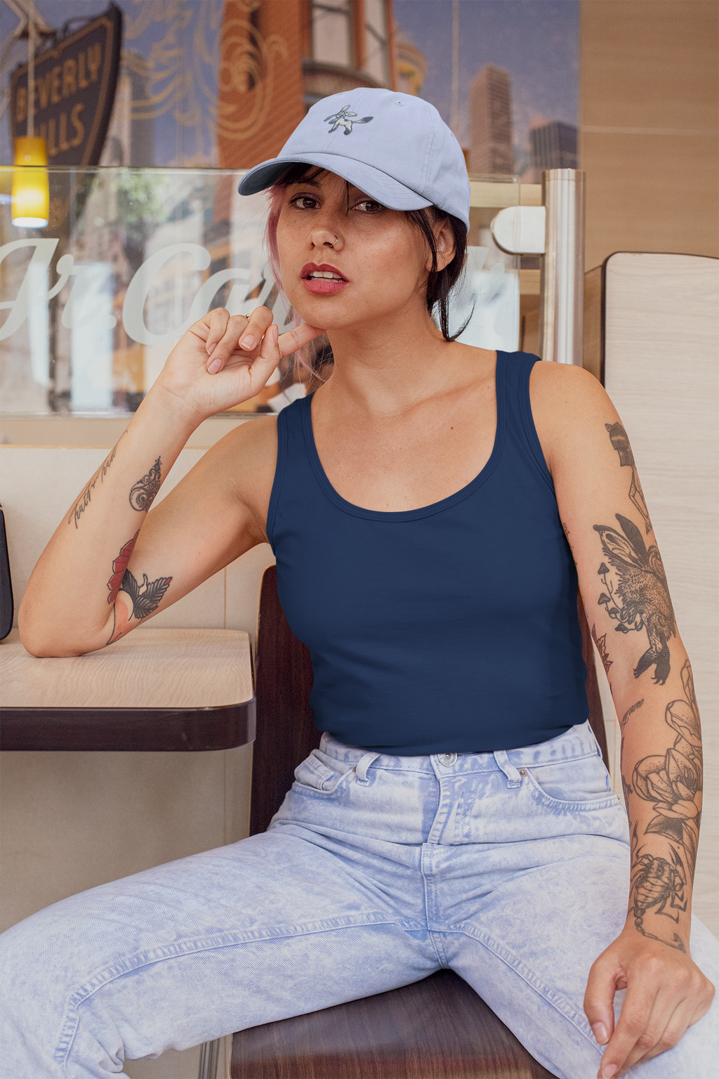 Glaceon Embroidered Dad Hat