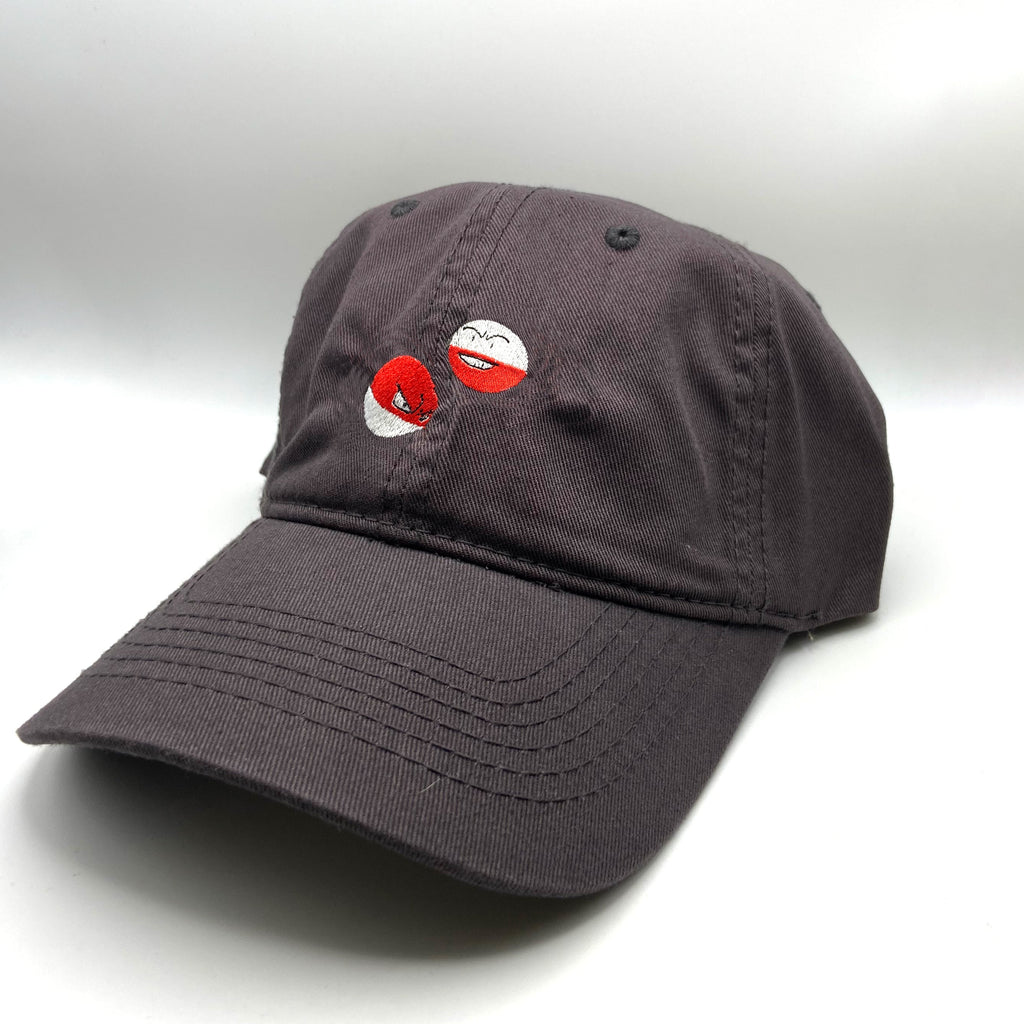 voltorb and electrode dad hat