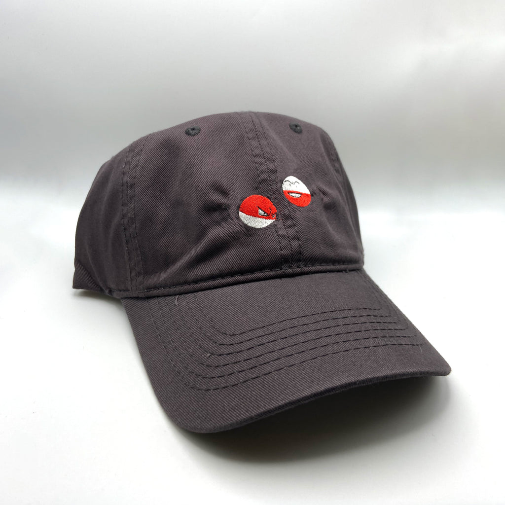 voltorb and electrode dad hat