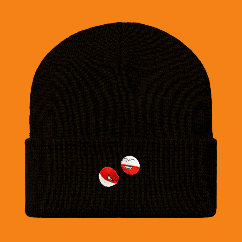 voltorb and electrode beanie