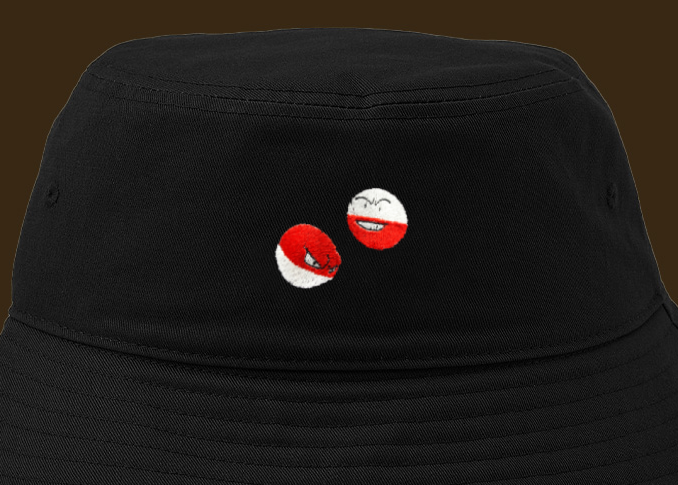 voltorb and electrode bucket hat