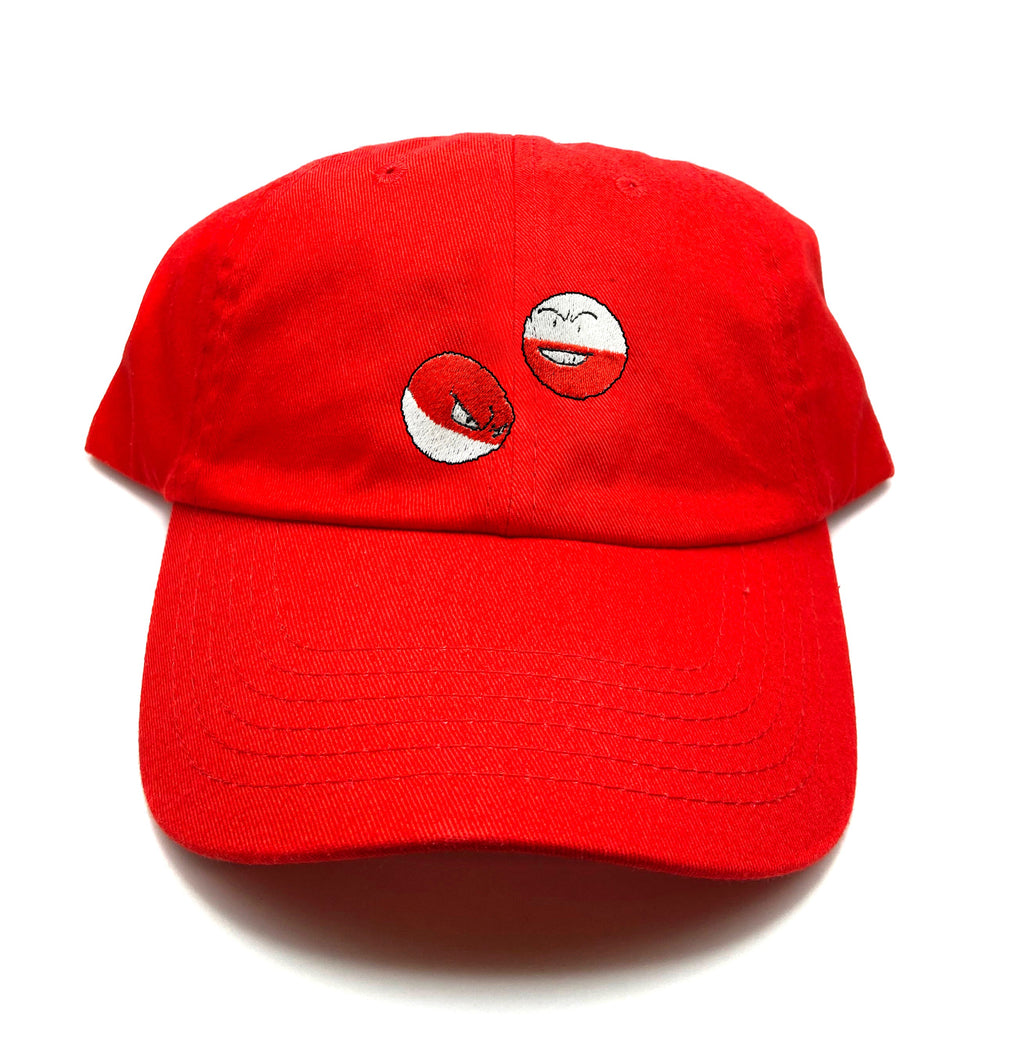 voltorb and electrode dad hat