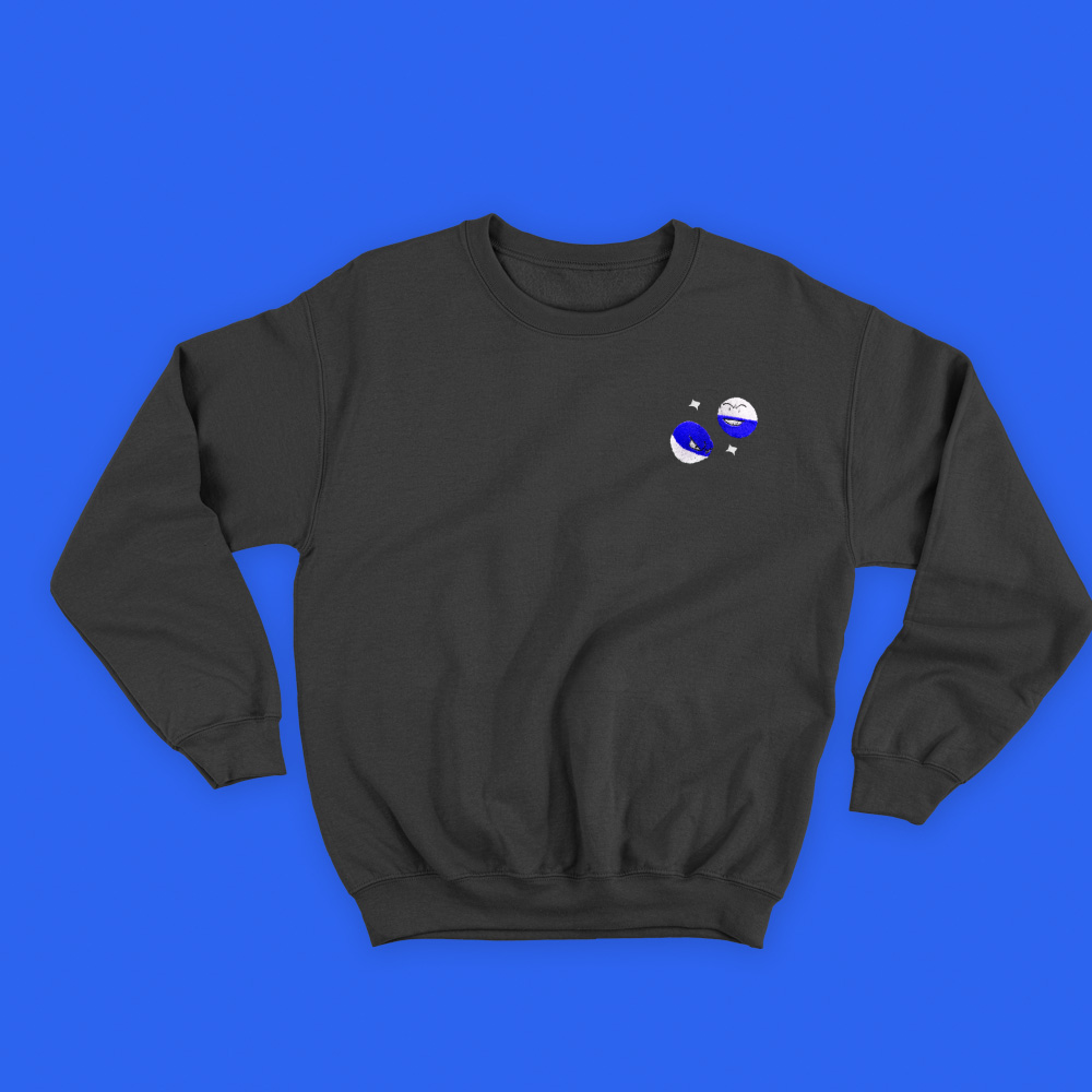 voltorb and electrode shiny sweatshirt