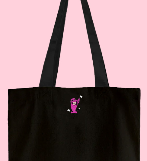 wobbufett shiny tote bag